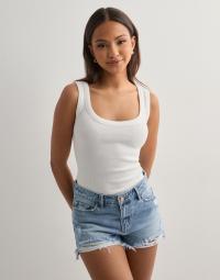 Only - Blå - Onlpacy Hw Dnm Shorts Noos