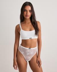 Calvin Klein Underwear - Hvid - High Leg Thong