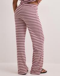 Pieces - Pink - Pcjeya Hw Wide Knit Pant D2D Jrs