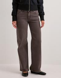 Pieces - Brun - Pcselma Lw Wide Colored Noos Jeans