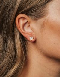 BOW19 - Guld - Heart Stud Mini