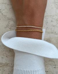 Muli Collection - Guld - Rope Chain Bracelet