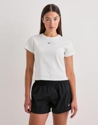Nike - Hvid - W Nsw Rib Tght Ss Tee