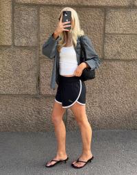 Nike - Sort - W Nk One Wvn Short Gls