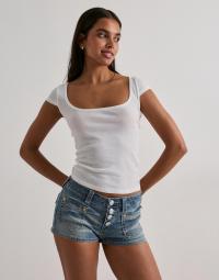 True Religion - Blå - Front Pocket Denim Mr Shorts F