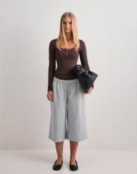 Nelly - Grå - Perfect Bermuda Joggers