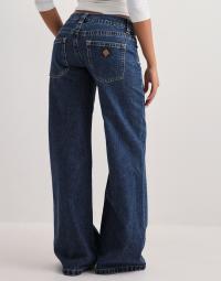 Abrand Jeans - Blå - 00 Super Low Wide Tall