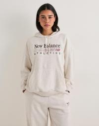 New Balance - Hvid - Trackside French Terry Hoodie
