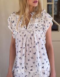Neo Noir - Blå - Jayla Small Blossom Top