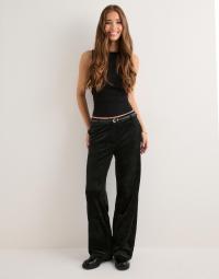 Only - Sort - Onlkayle-Elsy Straight Velvet Pant