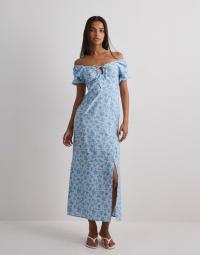 Vero Moda - Blomstret - Vmjosie 2/4 Tie Ankle Dress Wvn Ga