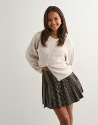 Pieces - Brun - Pcjamie Mw Pleated Skirt Wvn D2D Pp