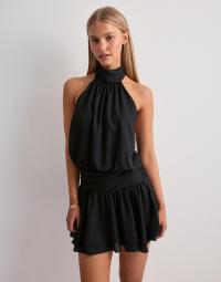 Nelly - Sort - Flirty Halter Neck dress