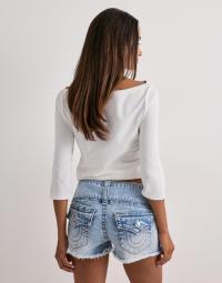 True Religion - Blå - Wide Belt Joey lr Short Flap