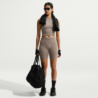 NikeSKIMS Ribbed Seamless-shorts (13 cm) til kvinder - brun