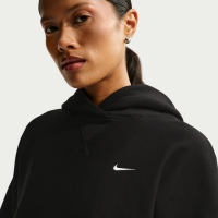 Oversized Nike Studio Fleece-hættetrøje i kraftigt materiale til kvinder - sort
