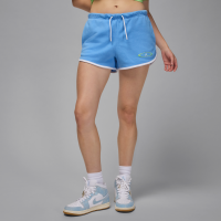 Jordan Brooklyn Fleece-shorts med grafik til kvinder - blå