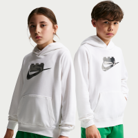 Hættetrøje fra Nike x LEGO®-kollektionen til større børn - hvid