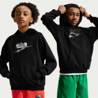 Hættetrøje fra Nike x LEGO®-kollektionen til større børn - sort