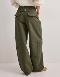 Vero Moda - Grøn - Vmpetrina Mw Wide Cargo Pants Ret