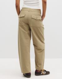 Only - Beige - Onlclair Mw Barrel Pant Pnt Noos