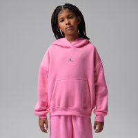 Jordan Brooklyn Fleece-hættetrøje til større børn - Pink