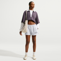 Nike Studio Fleece-shorts i medium vægt til kvinder - brun