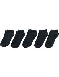 Urban Classics Sokker - No Show Socks 5-Pack - EU35-38 till EU 47-50 - Unisex - sort