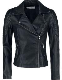 Noisy May Kunstlæderjakke - NMRebel PU Jacket - XS till XXL - Damer - sort