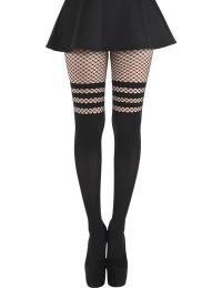 Pamela Mann Tights - Fishnet - Standard - Damer - sort