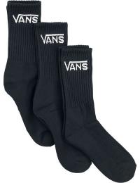 Vans Sokker - Classic Crew (3-Pak) - EU 43-47 - Unisex - sort