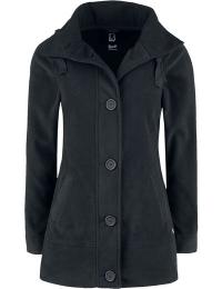 Brandit Overgangsjakke - Square Fleece - S till 4XL - Damer - sort
