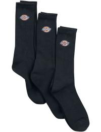 Dickies Sokker - Valley Groove 3-Pak - EU39-42 till EU 43-46 - Unisex - sort