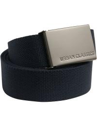 Urban Classics Bælte - Canvas Belt - Unisex - navy