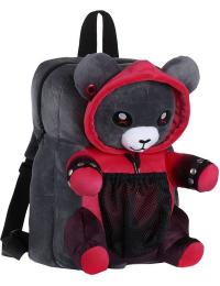 Corimori - Enhjørning Rygsæk - Ember the Punk Teddy - Unisex - sort-lilla
