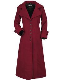 Gothicana by EMP Frakker - Desdemona - XS till XXL - Damer - rød