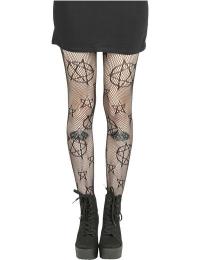 Pamela Mann Tights - Pentagram net - S-XL - Damer - sort