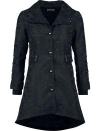 Gothicana by EMP Frakker - Frakke med korsetdetalje bagpå - S till XXL - Damer - sort