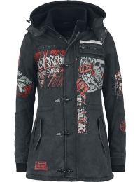 Rock Rebel by EMP Vinterjakke - She Rules - S till XXL - Damer - grå