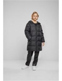 Urban Classics Vinterjakke - Ladies Long Puffer Coat - XS till L - Damer - sort