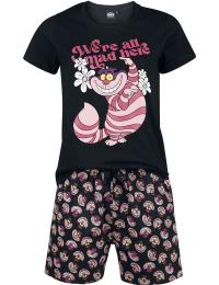 Alice i Eventyrland - Disney Pyjamas - Cheshire Cat - We're All Mad Here - S till XXL - Damer - multifarvet