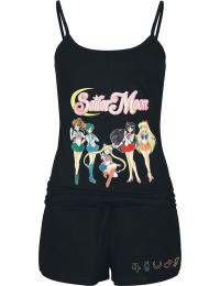 Sailor Moon - Anime Pyjamas - Group - S till 3XL - Damer - sort
