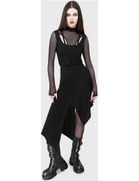 KIHILIST by KILLSTAR Kort nederdel - Crimsolite Skirt - XS till 4XL - Damer - sort