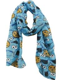 Sesamstrasse Tørklæde - Cookie Monster - Damer - blå