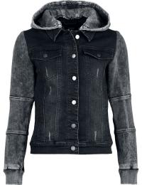 Black Premium by EMP Jeansjakke - Essential - S till XXL - Damer - sort-grå