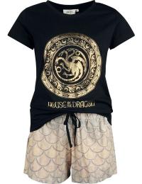Game Of Thrones Pyjamas - House of the Dragon - S till 3XL - Damer - multifarvet