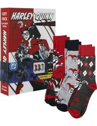 Batman Sokker - Harley Quinn - one size - Unisex - multifarvet