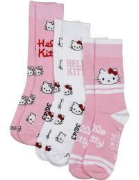 Hello Kitty - Anime Sokker - Standard - Damer - multifarvet