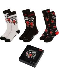 Stranger Things Sokker - Hellfire Club - one size - Unisex - multifarvet