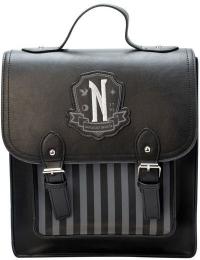 Wednesday Mini-rygsække - Nevermore - Unisex - sort-sølv